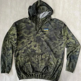 Капюшонки и спортивные кофты с полной запечаткой: кофта для спеки UKRоп Камуфляж